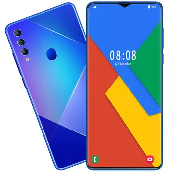 

M90+ 2+16GB 6.7Inch Water Drop Screen Human Face Fingerprint Mobile Phone Smart Phone Bit Battery Camera Smartphone