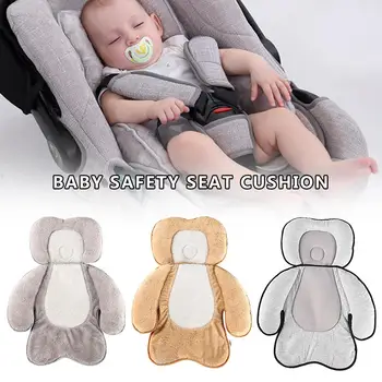 

3 Colors Baby Stroller Cushion Infant Head Support With Organic Cotton Baby Stroller Cushion Newborn Warm Buggy Sleeping Pad Mat