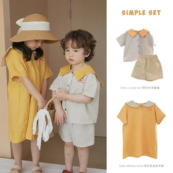 

kids clothes boys girls boy girl children summer for cute 2020 sets clothing t-shirt pajamas t shirts Cotton Unisex Short