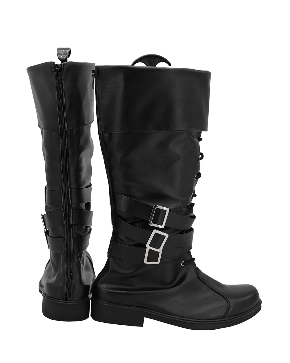 Fantastic Beasts The Crimes of Grindelwald Gellert Grindelwald Cosplay Boots Black Leather Shoes Custom Made (3)