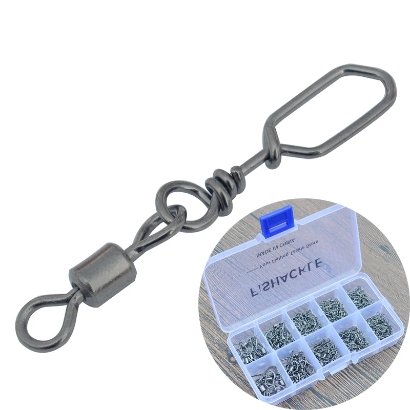 Рыболовный вертлюг с оснастки 150 шт./компл. прокатки рыболовный квадратно