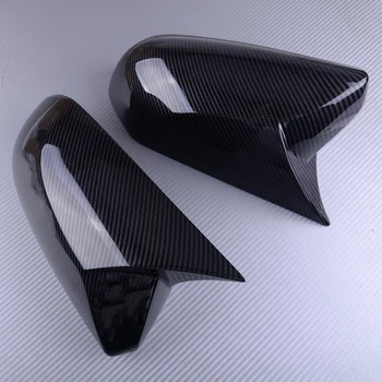 

DWCX 2PCS Carbon Fiber Style ABS Car Rear View Mirror Cover Cap Trim Fit for Toyota Camry 2018 2019