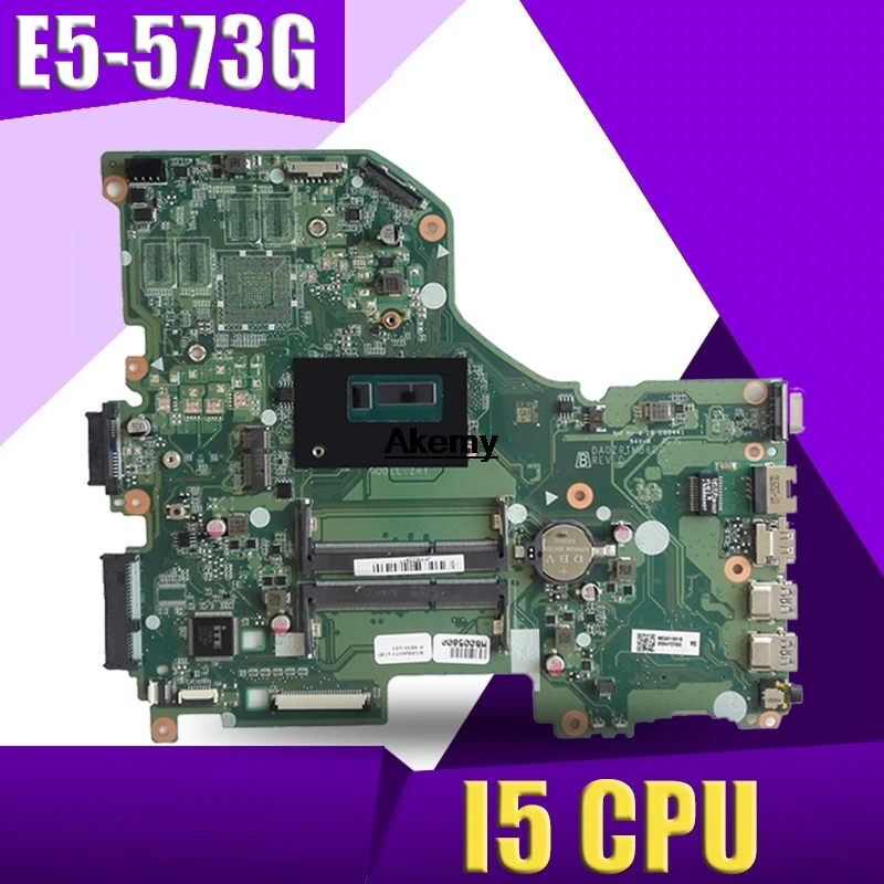 For Acer aspire E5-573G Laptop Motherboard I5-5257U CPU DA0ZRTMB6D0 NBMVH11006 MAIN BOARD