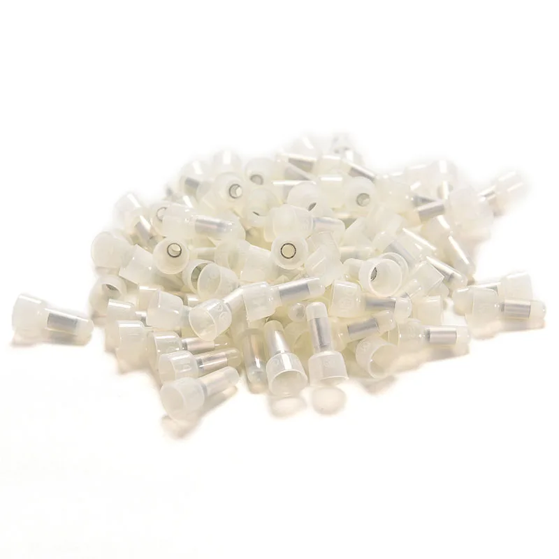 

Best Quality 100Pcs 16-14 AWG Closed End Crimp Caps Splice Gauge Wire Connectors Terminals