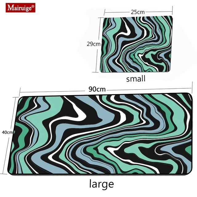 Personalized Fabric Mouse Pad Art Table Mats Office Carpet Desk Pad Mouse Mat Black Big Mousepad Rubber Mat for Computer Table 6