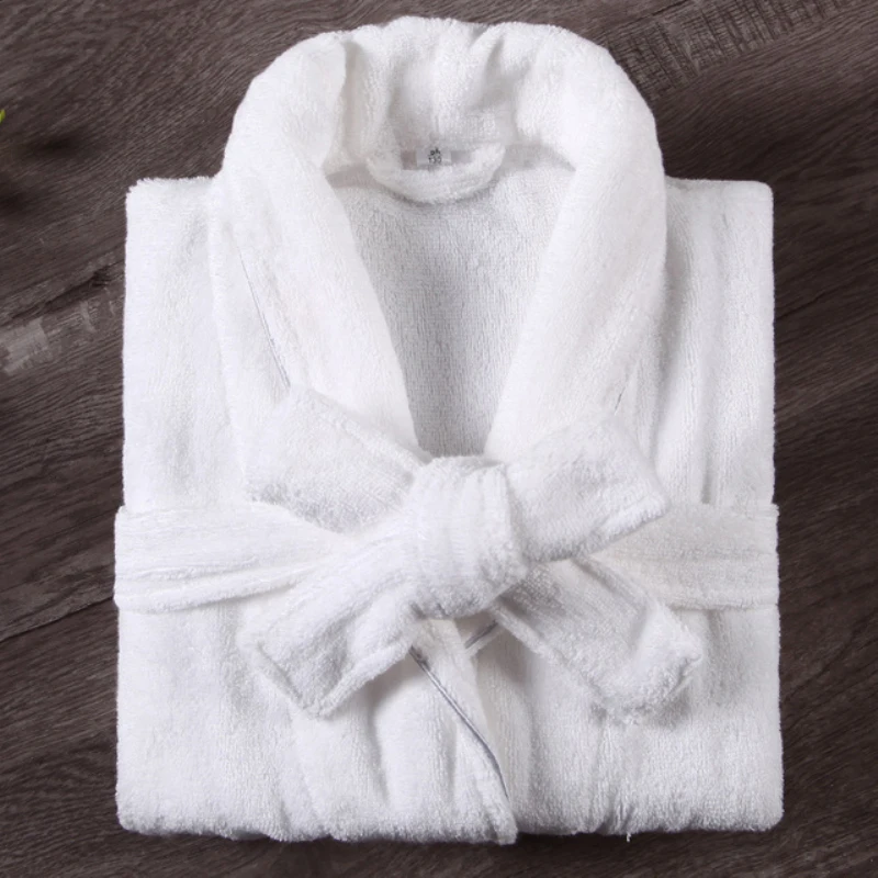 Boy Girl Toweling Terry Towel Cotton Bathrobe Kids Thicken Winter Bath Robe Girls Spa Dressing Gown L286
