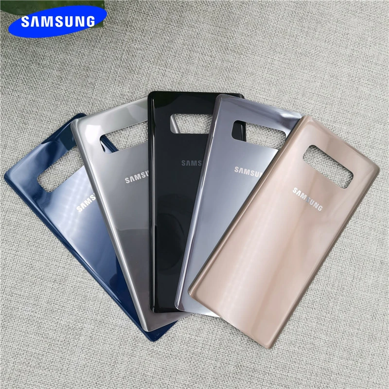 Оригинальный чехол для Samsung Galaxy note 8 стеклянная задняя крышка батарейного отсека