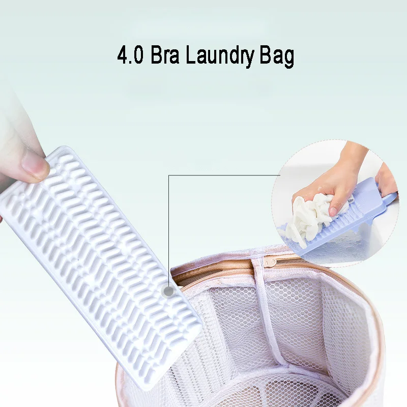 New Style Bra Bag Laundry Bag Special Net Bag for Washing Underwear Protection Bra Cylindrical Laundry Bag 3