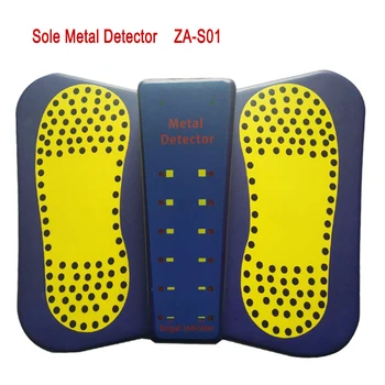 

New Sound LED Alarm High Sensitivity Sole Metal Detector for foot Scanner Safety Checking