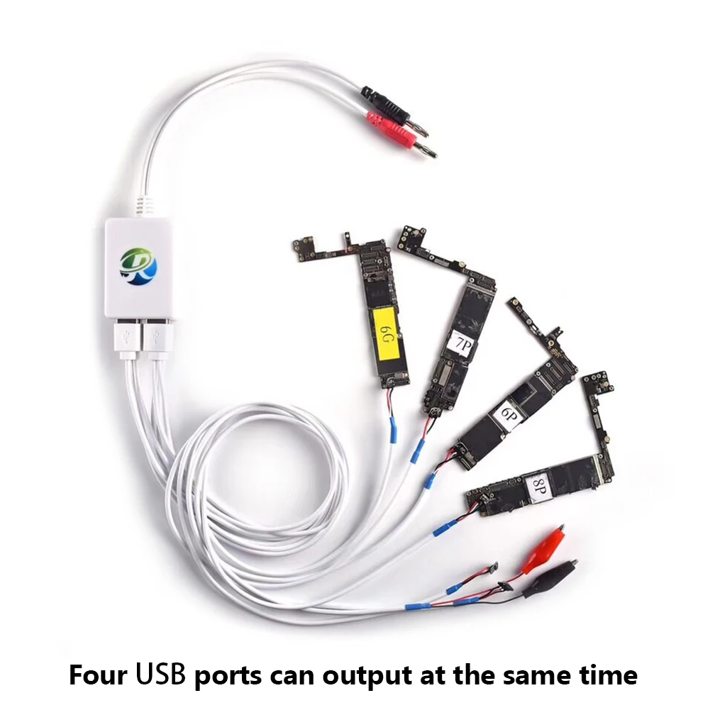 Прочный провод Тестовый Кабель Инструменты Профессиональный портативный USB порт Мульти Защита постоянного тока источник питания DIY для IPhone 5S 6P 6S