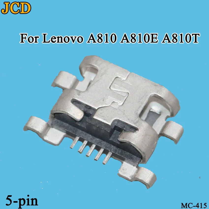 JCD 50 шт./лот Micro Usb разъем для зарядки порт для lenovo A810 A810E A810T зарядная док-станция гнездовой разъем