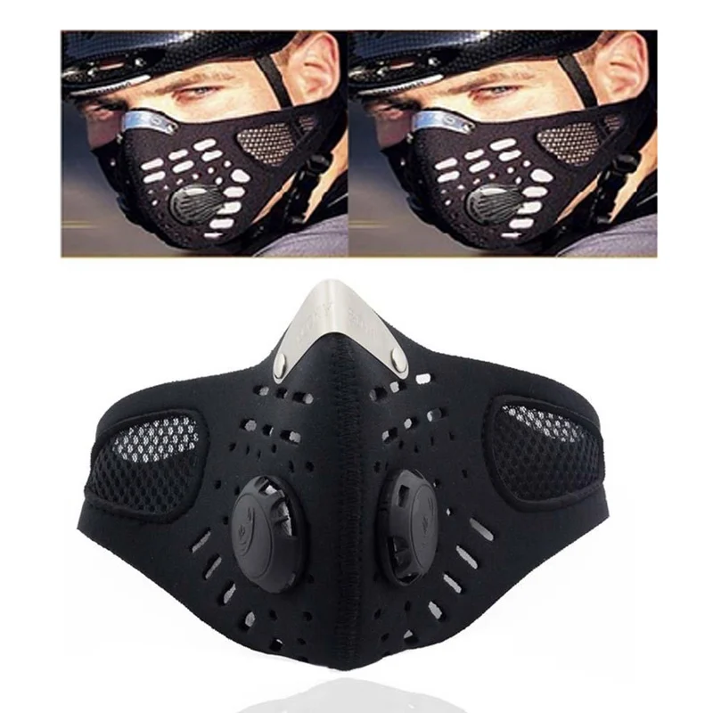 

Newly Dustproof Mask Motorcycle Ski Anti-pollution Mask Sport Mouth-muffle Dustproof With Activated Carbon Filter 999