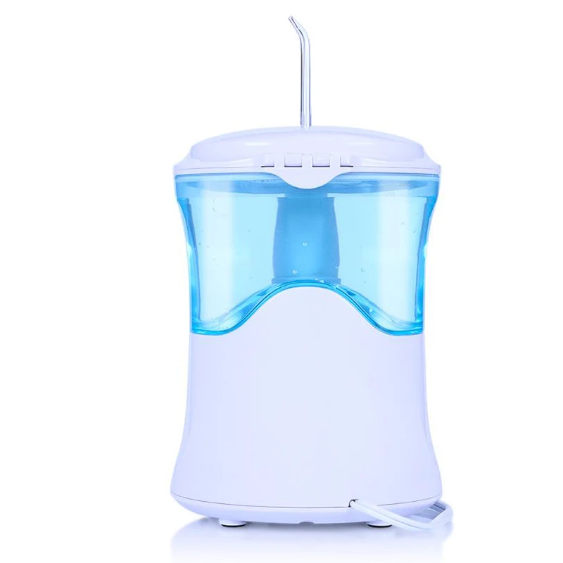 Limpeza dos Dentes Kit de Cuidados Hidro com 7 Elétrica Água Dental Flosser Irrigador Oral Multifuncional Dentários Jato Bocais 600ml 16 dentes jato hidro com 7 bocais