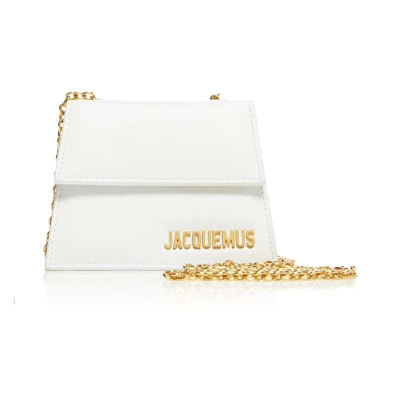 Сумки Jacquemus мини модная Милая сумка женские роскошные сумки дизайнерские сумки известных дизайнеров Дамские Сумки из искусственной кожи сумка на плечо - Цвет: Белый