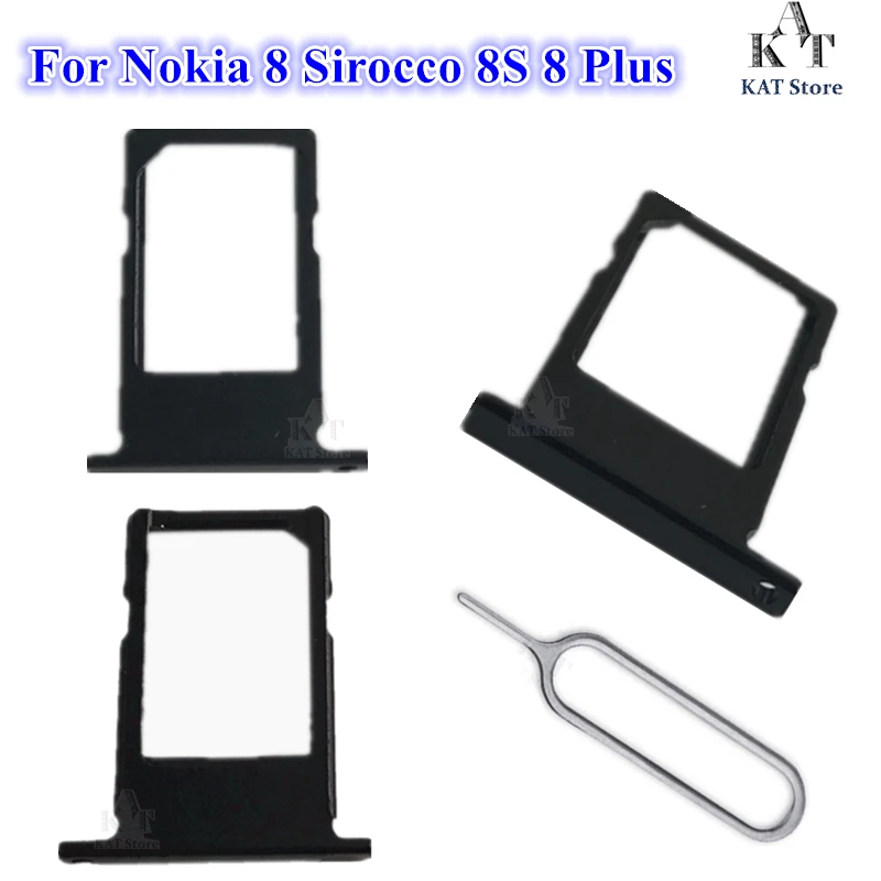 10 шт. для Nokia 8 Sirocco S N8 Plus + лоток sim-карты Слот держатель SIM слот с извлекателем Pin