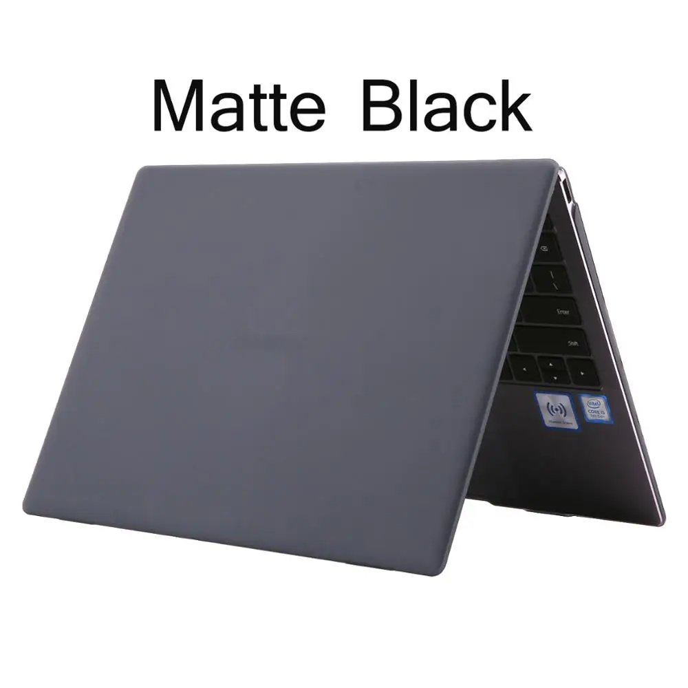 Matte Black Матовый Кристальный чехол для ноутбука huawei Matebook 13 14 X Pro, Жесткий Чехол для ноутбука Matebook X Pro 13,9 - Цвет: Matte Black