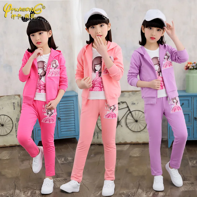 

Childrenswear Girls Autumn Clothing 2019 New Style Set Western Style GIRL'S Three-piece Set Children Summer Child Spring And Aut