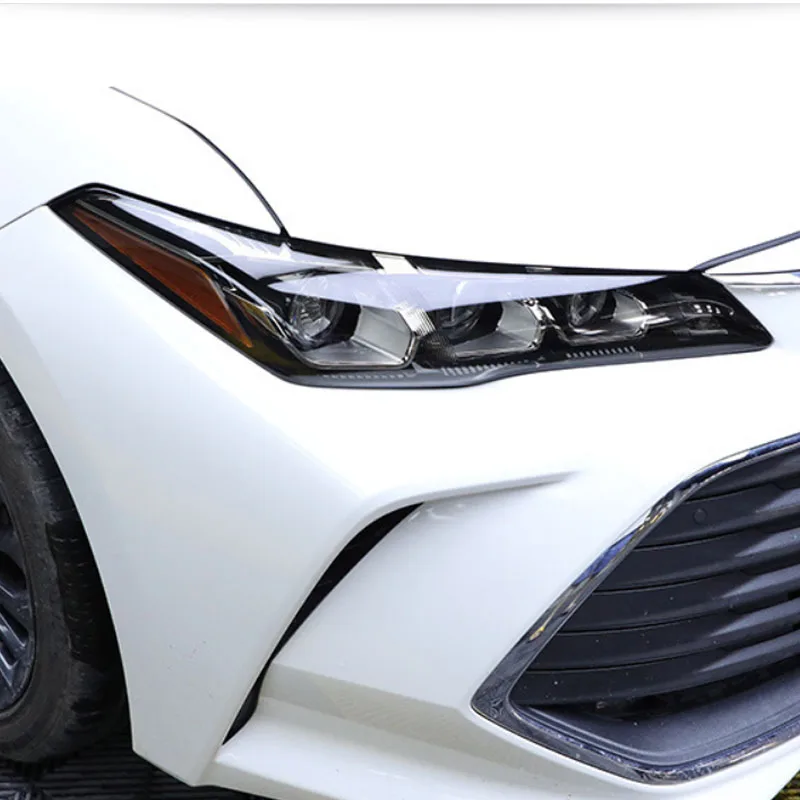 

For Toyota Asian Dragon Headlight TPU Transparent Blackened Protective Film Scratch Resistant Toughness Decoration Lamp Stickers