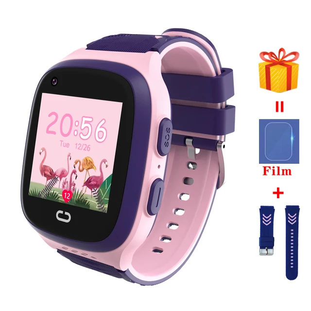 NEW 2022 smart watch kids gps 4G LT31 Waterproof baby SOS Positioning SIM Card Anti-lost Smartwatch Sound Guardian 