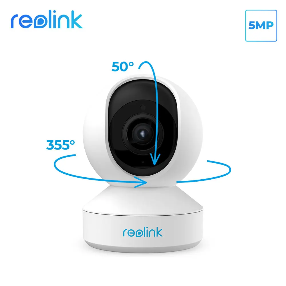Reolink Indoor Home IP Camera 5MP HD PTZ WiFi Camera 2 Way Audio 3x