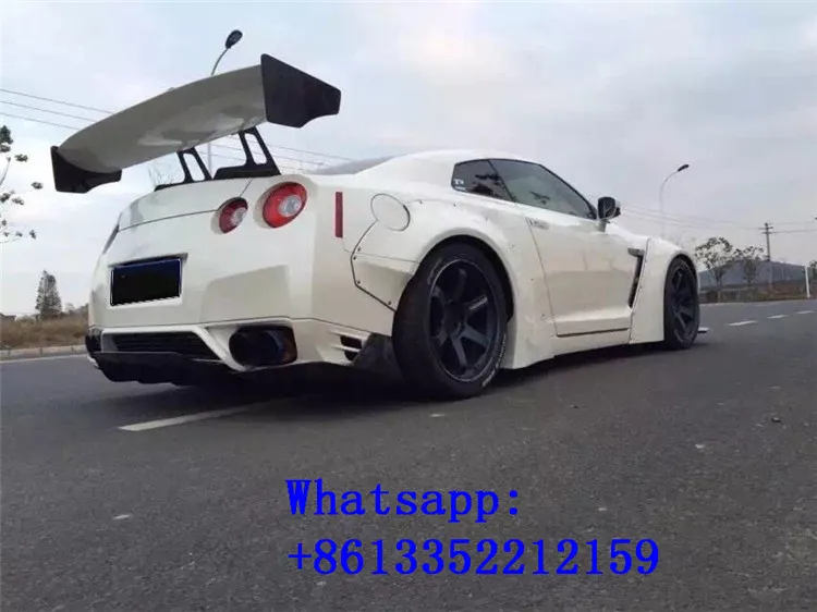 GTR R35 LB карбоновое заднее крыло, пригодное для GTR R35 LB производительность задний спойлер для GTR carbon finber