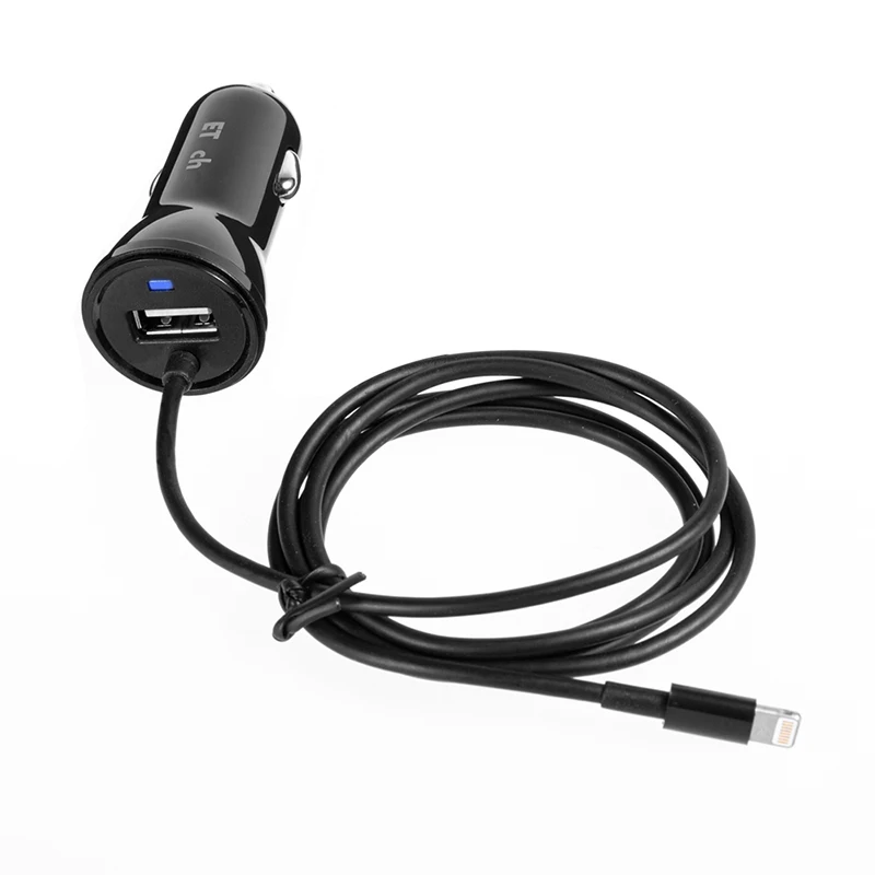 

Car Charger With USB Cable Mobile Phone Charger 5V1A 2.1A For iPhone 5 6s 7 8 11 plus adapter Universal accessories