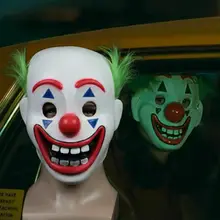 Фильм Джокер Arthur Fleck Косплей Маска Клоун ужас латексные маски на Хэллоуин