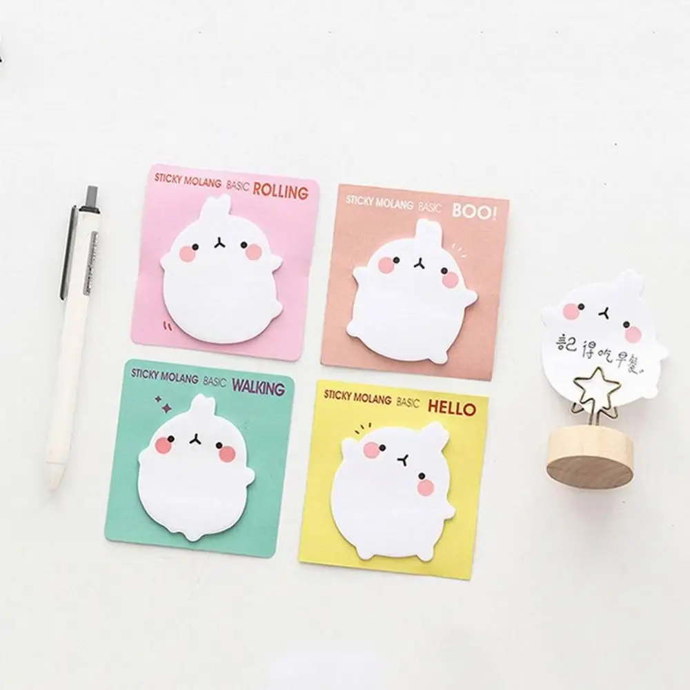 

Cute Cartoon Pattern Sticky Notes 20 Sheets Reusable Portable Smooth Writing Notes