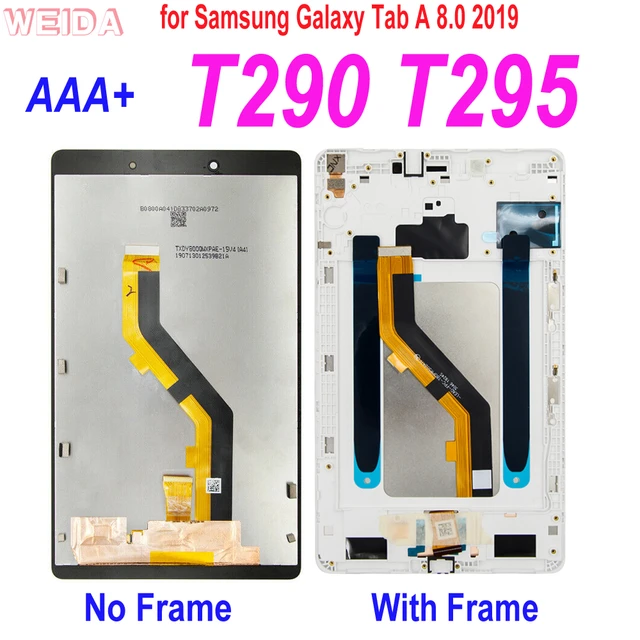 For Samsung Galaxy Tab A 8.0 2019 SM-T290 LCD Touch Screen + Frame