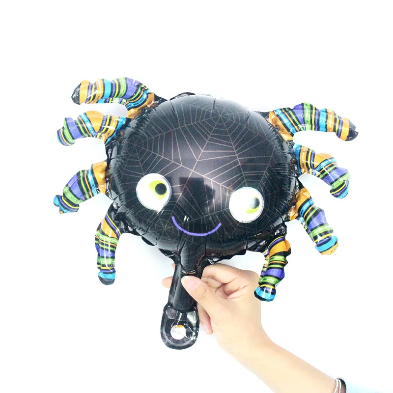 Новинка 16 дюймов Мини Хэллоуин фольга Воздушные шары Тыква призрак паук летучая