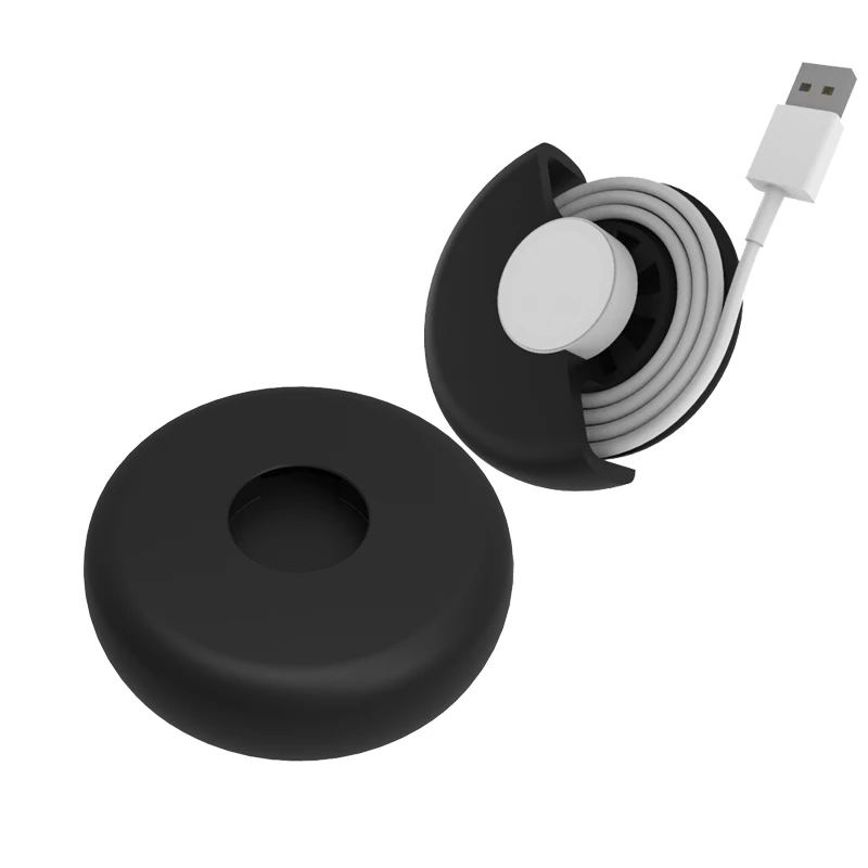 

Wireless Charger Silicone Case for Apple Watch Magnetic Charge Cable iWatch OS6 38mm 44mm Series 1 2 3 4 5 Fast Charging Adapter