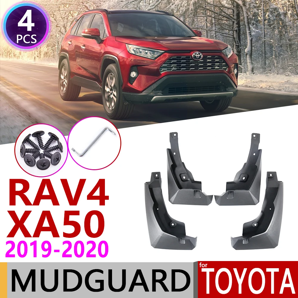 Передняя и задняя деталь для Toyota RAV4 XA50 XA 50 2019 ~ 2020 RAV 4 брызговики от грязи|Наклейки