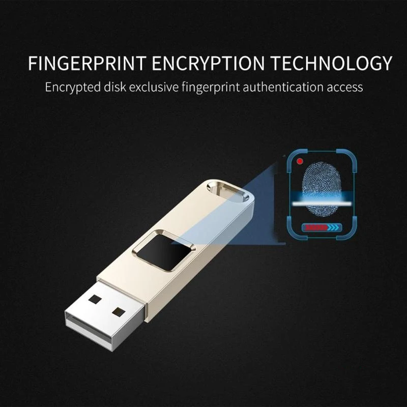 Отпечаток пальца U диск шифрование данных точное распознавание USB флэш-накопитель Высокая скорость безопасности памяти usb 2,0 диск