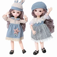 Poupée princesse Lolita Reborn BJD, 30cm, 1/6, 23 figurines articulées, bien emballées, jouets cadeaux pour bébé fille