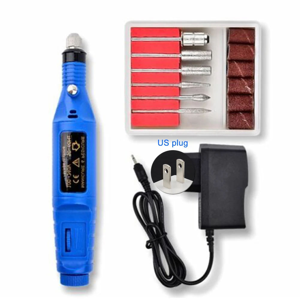 

Home File Pedicure Abrasive Art Mini Portable Professional Grinding Pen Multifunctional Electric Drill Tools Nail Polisher