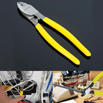 

Handle Electric Wire Stripper Cutting Pliers Tool Cable Cutter 150/200/250mm Manganese Steel Cable Trim Pliers Multitool