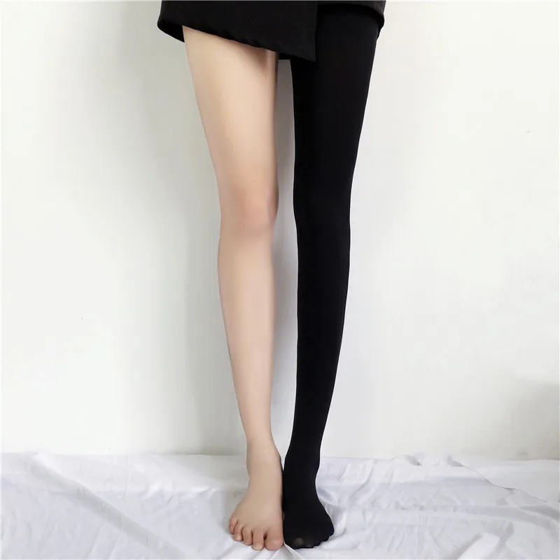Fox mr. CHIC Hong Kong Flavor Slim Fit утягивающие эластичные чулки для тела шелковые чулки верхняя одежда облегающие черные и белые wi