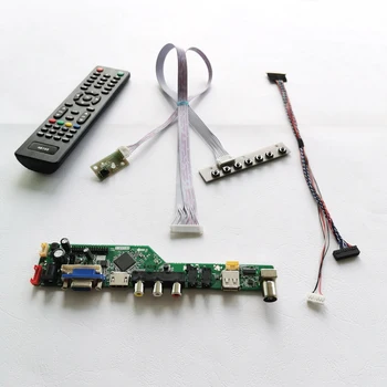 

For B140XW01/B140XW02/B140XW03 Audio HDMI VGA USB RF Remote 1366*768 LVDS 40Pin WLED 14" notebook PC display controller card kit