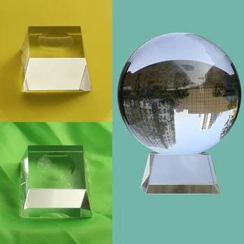 

Glass Display Stand for Crystal Lens Ball 80mm 90 100mm Large Divination Photography Lensball Base Big Magic Sphere Globe Holder