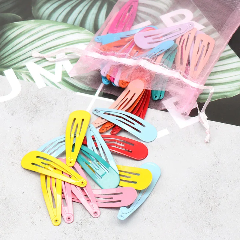 1 Pack Sweet Candy Color Hair Clips for Baby Girls Cartoon Printed Hairpins Princess Hairgrips Party Kids Girls Hair Accessories