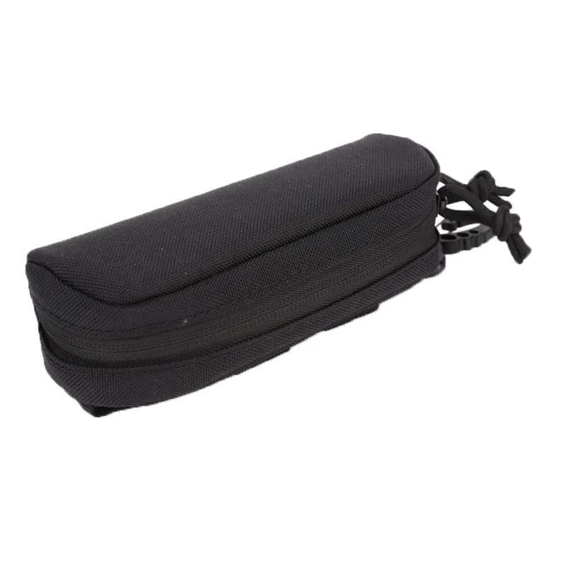 Black 1000D Molle Водонепроницаемая тактическая сумка для солнцезащитных очков мини-чехол для наружного камуфляжа охотничьи страйкбольные армейские очки сумка аксессуары - Цвет: Black