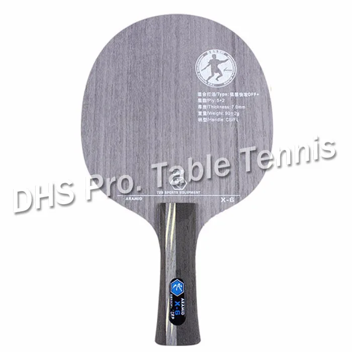 

RITC 729 Friendship like VISCARIA x-6 x6 x 6 Wooden Arylate Carbon OFF++ Table Tennis carbon Blade for Racket