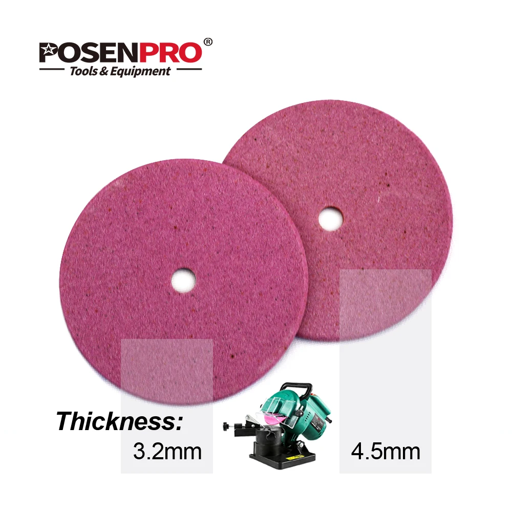 Electric chainsaw sharpener diamond grinding wheel 100mm thick 3.2/4.5mm for chain saw teeth