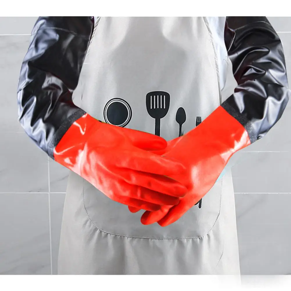 

Winter Car Wash Gloves Riding Glove Thick Warm Waterproof Cleaning Car Rubber Warm Plush Gloves Car Supplies Cleaning benefit
