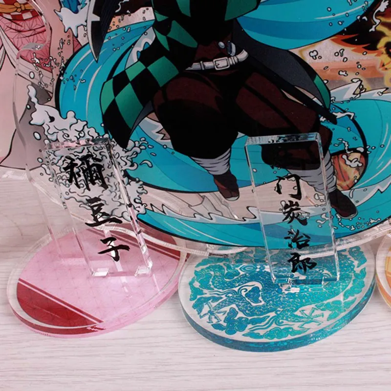 Аниме Demon Slayer: Kimetsu NoYaiba аксессуары KamadoTanjirou Nezuko Zenitsu Giyuu реквизит лицензирование акриловая стоячая Модель Декор