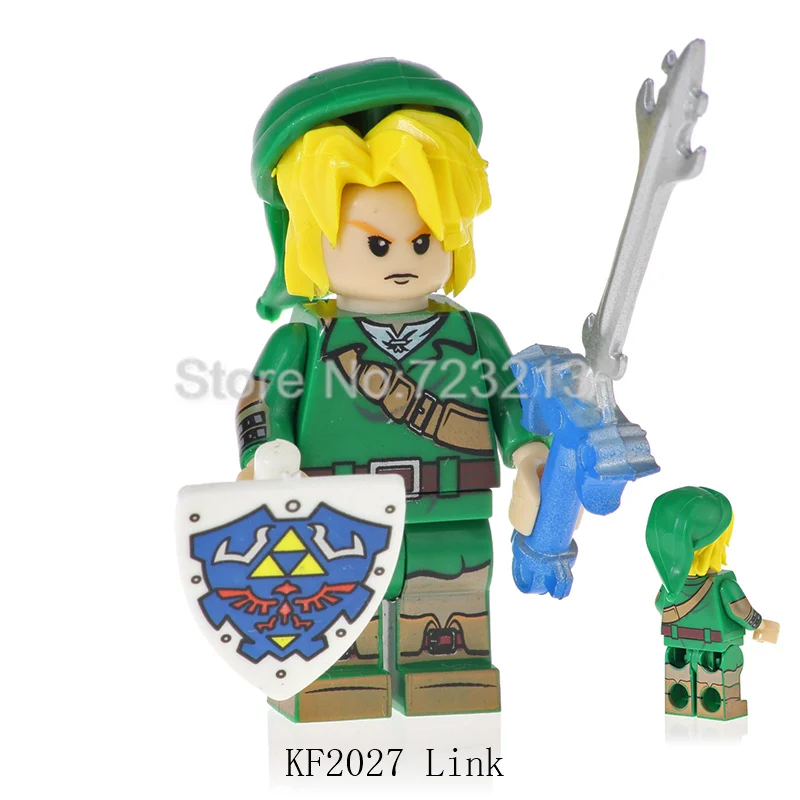 The Legend of Figure набор мультфильм игра принцесса Zelda Link Hyrule Warrior строительные блоки модели Кирпичи игрушки для детей - Цвет: Link