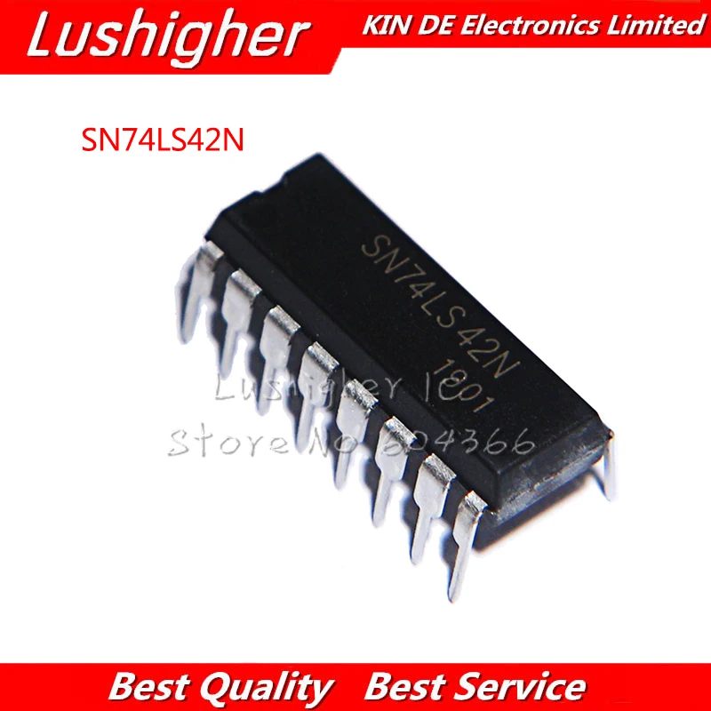 10 шт. SN74LS42N DIP16 74LS42N HD74LS42P DIP HD74LS42 74LS42 74LS42P|Интегральные схемы| |