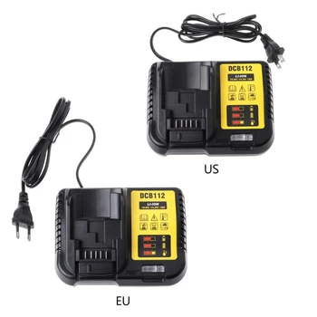 

Dcb112 Li-Ion Battery Charger For Dewalt 10.8V 12V 14.4V 18V Dcb101 Dcb200 Dcb140 Dcb105 Dcb200 Black