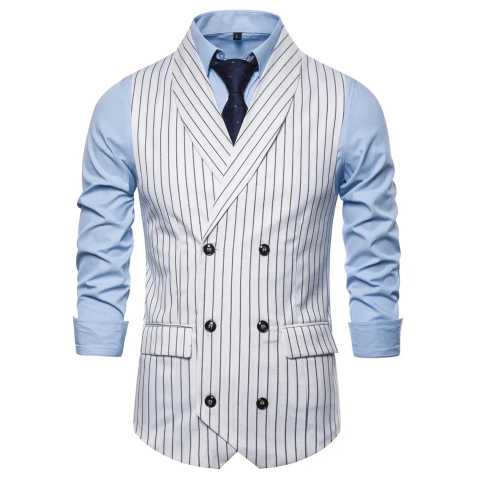 Британский стиль жилет для мужчин Slim Fit Мужские деловые костюмы жилеты Новое поступление елочка Свадебный костюм мужской жилет Homme