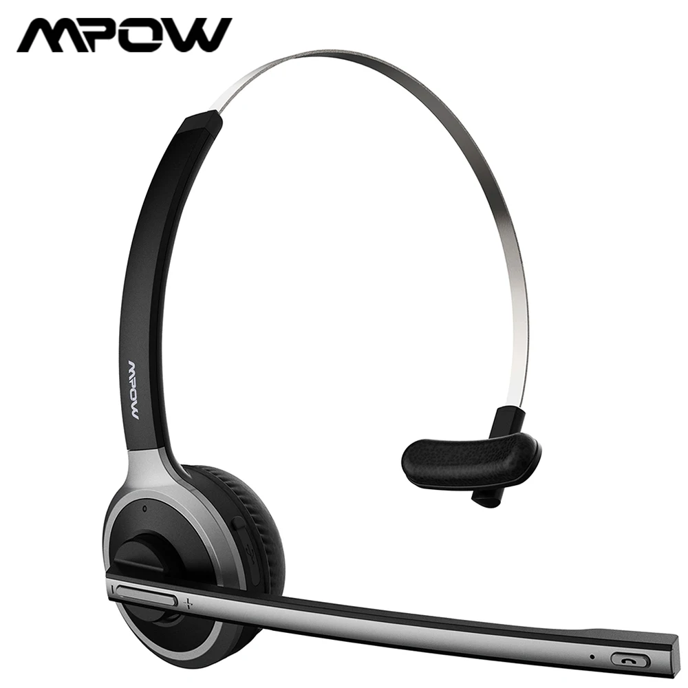 Microphone Wireless Bluetooth Call Center Telephone Headset Noise Cancelling
